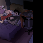 [SLG机翻动态无码]AlArm V0.4 夜里躲避继母的强奸与女友手机聊天[电脑1.22G/FM/BD]